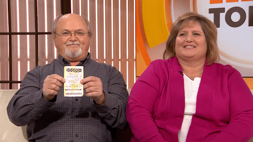 Lisa and John Robinson lottery winners