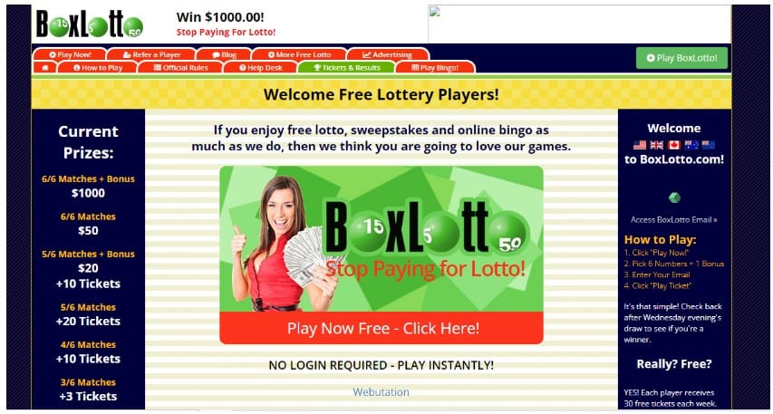 Box Lotto