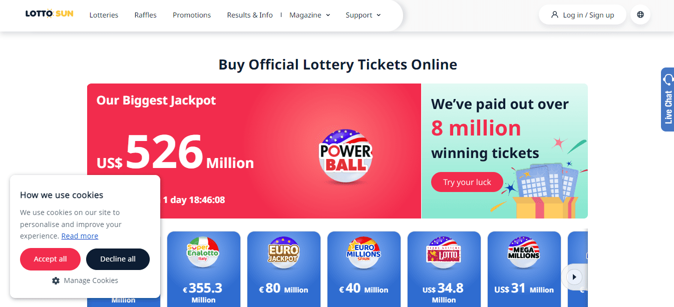 Where You Can Play EuroMillions Lottery
