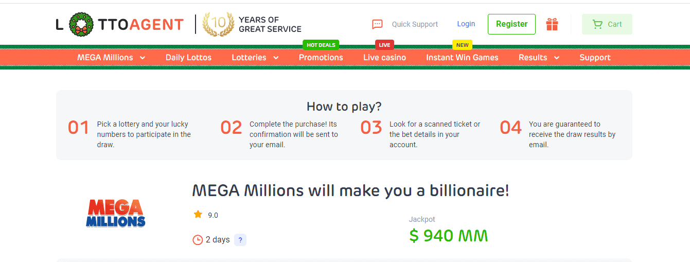 Lottoagent Homepage