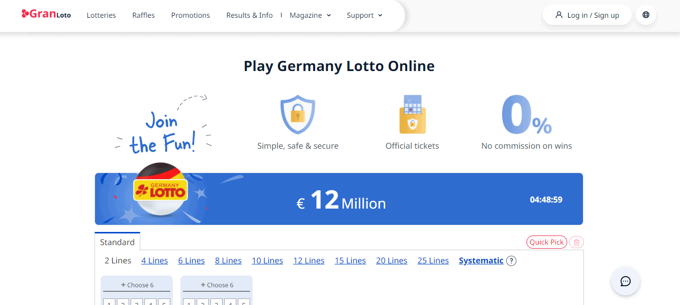 Where to Play the German Lotto